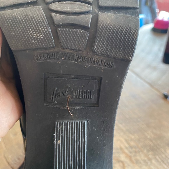 Vintage Henri Pierre black high heel - Picture 7 of 8